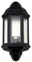 PIR HALF LANTERN BK