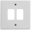 GRID PLATE 2G WHITE