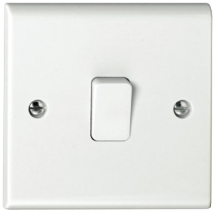 10A 1G 2W PLATE SWITCH