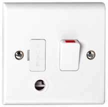 Deta Slimline 13A DP Switched Connection Unit + Flex Outlet