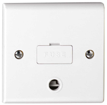 Deta Slimline 13A Unswitched Fused Spur with Flex Outlet