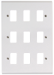 GRID PLATE 9G WHITE