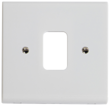 GRID PLATE 1G WHITE