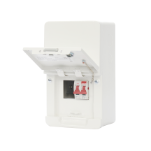 Contactum 2Way 63A Surface Mounted Consumer Unit ISO Incomer