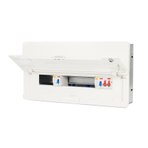 Contactum 14 Way 80A Flush Mounted Consumer Unit ISO Incomer + 2 RCD Class A