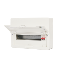 Contactum 14Way 100A Surface Mounted Consumer Unit ISO Incomer