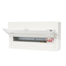 Contactum 20Way 100A Surface Mounted Consumer Unit ISO Incomer +SPD