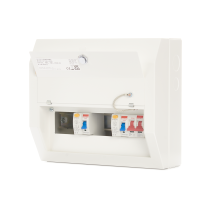 Contactum 6 Way 63A Consumer Unit ISO Incomer + 2 RCD Class A