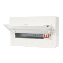 Contactum 16Way 100A Surface Mounted Consumer Unit ISO Incomer +SPD