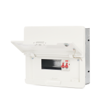 Contactum 6 Way 80A Flush Mounted Consumer Unit ISO Incomer