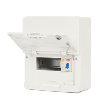 Contactum 6Way 80A Surface Mounted Consumer Unit RCD Class A Incomer