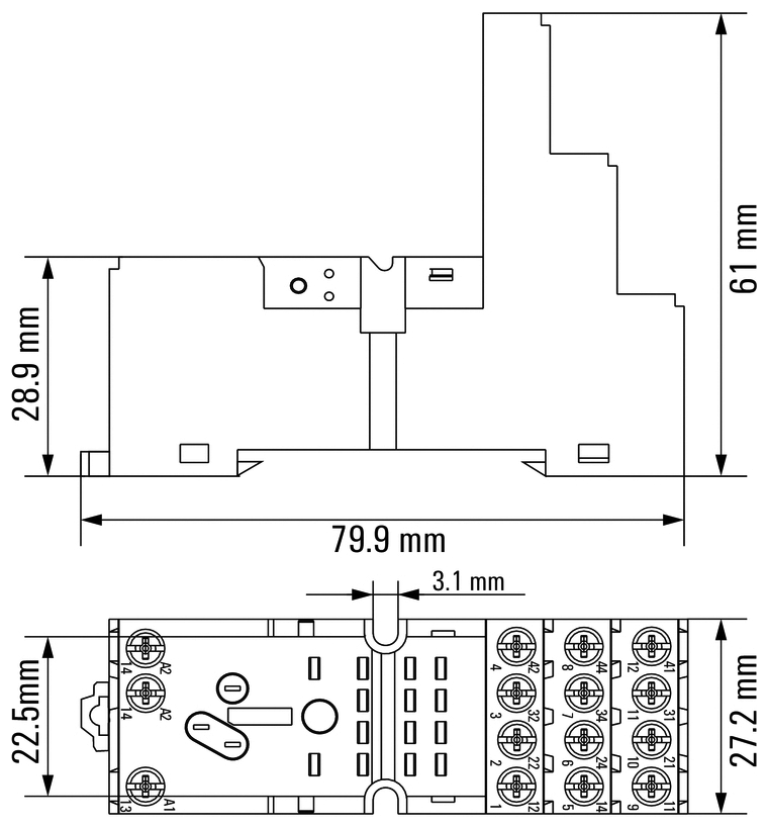 Relay Base SCM 4CO ECO