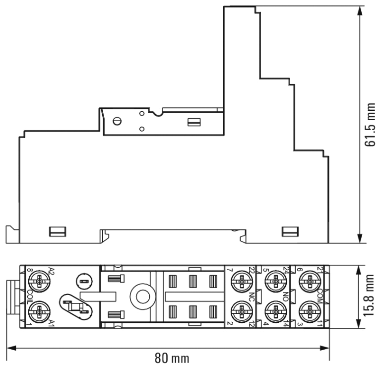 Relay Base SDI 2CO