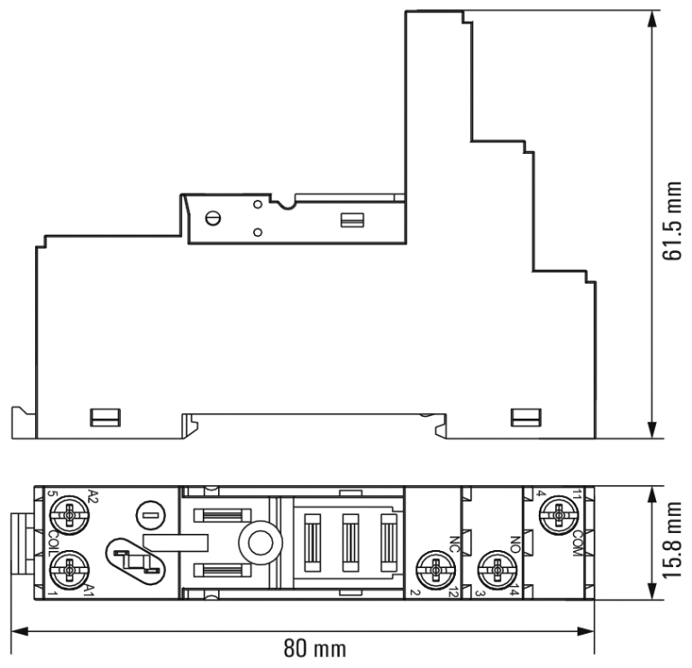 Relay Base SDI 1CO