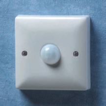 Danlers Wall or Ceiling Mounted PIR Occupancy Switch White