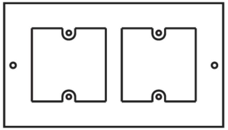 ETrak CR4106 Accessory Plate 50mm