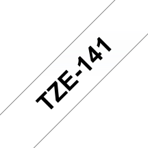 Brother Pro Tape Tze-S141 Strong Adhesive Tape Black On Clear 18Mm