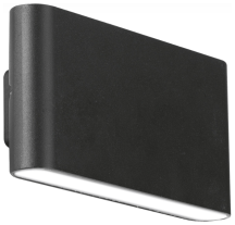 Aurora WallE IP65 12w LED Wall Light 4k - Black