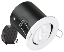 Aurora Enlite 240v GU10 Adjustable Downlight - White