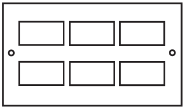 Electrak CR4113 Data/Telecom Plate