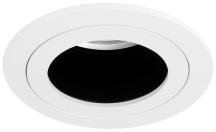 Aurora EDLM IP20 GU10 Baffled Downlight - Matt White