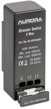 Aurora 2 Way 1 Gang 400w Rotary Dimmer