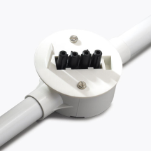 CP Electronics Vitesse Ceiling Rose without Connector Plug White