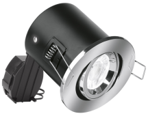 Aurora Enlite 240v GU10 Adjustable Downlight - Polised Chrome