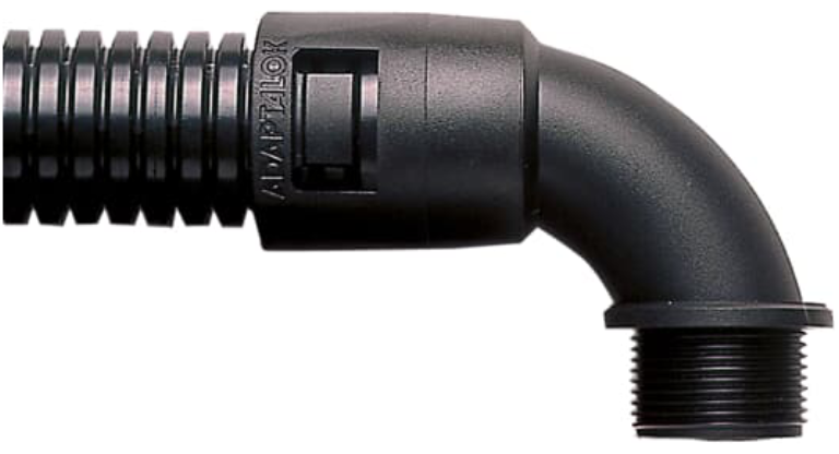 Adaptor 90° M25 Adapta-Lock Black