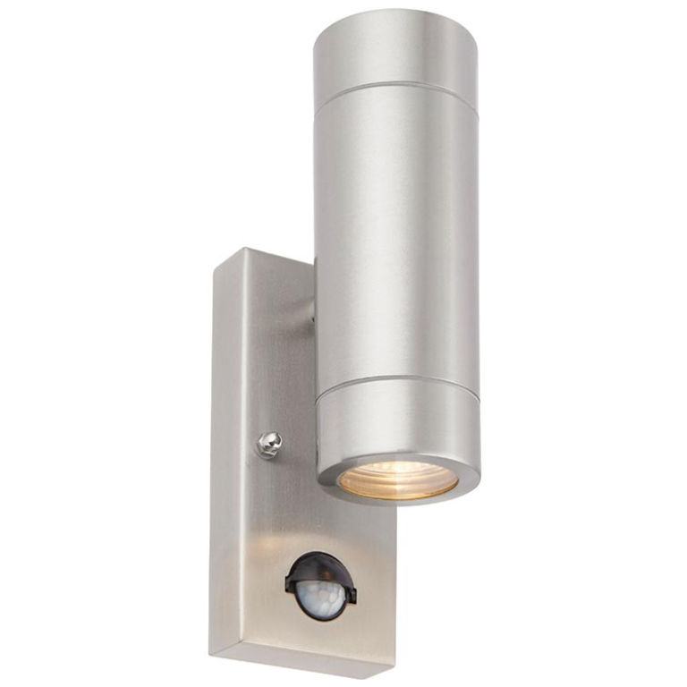 Saxby 75430 Palin Wall 2 Light & PIR 7W