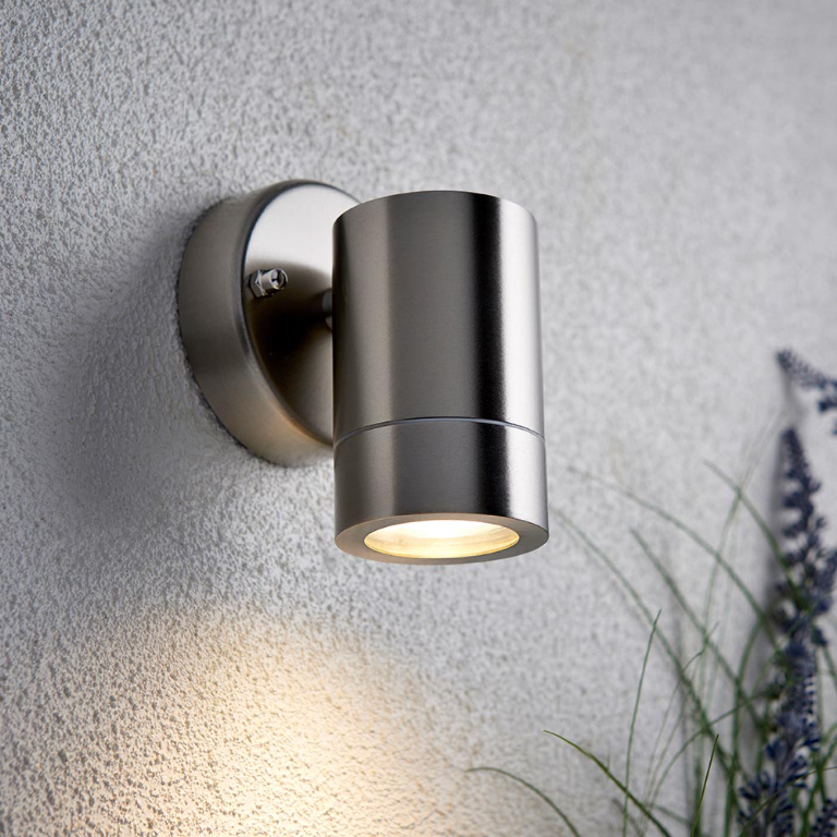 Saxby 13801 Wall Light GU10 35W Stainless Steel