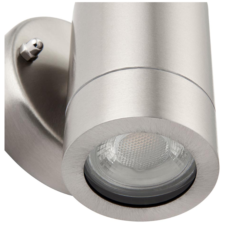 Saxby 13801 Wall Light GU10 35W Stainless Steel