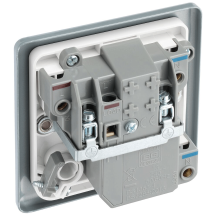 Connection Unit Fused RCD Flex Outlet 13A Metalclad