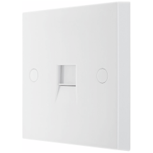 BG 900 Series 1 Gang Secondary Telephone Socket White