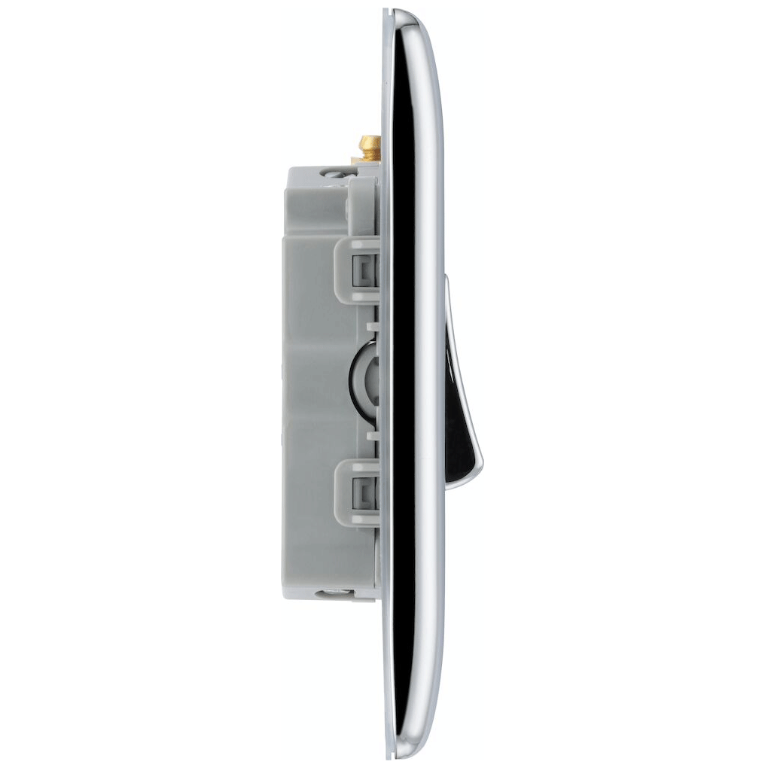Nexus 3 Pole Fan Isolator Polished Chrome