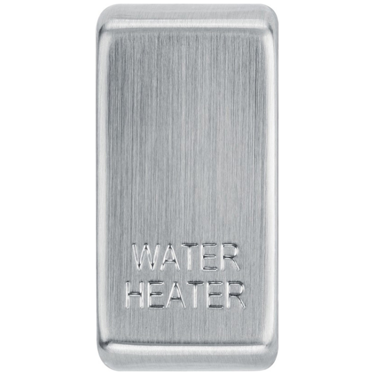Nexus Grid Rocker "WATER HEATER" Brushed Steel