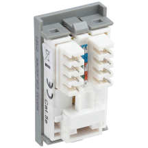 RJ45 CAT5E DATA MOD GREY