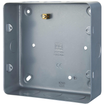 BG 6 and 8 Gang Surface Metal Back Box with Knockouts