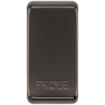 Black Nickel Nexus Grid Embossed Fridge Rocker