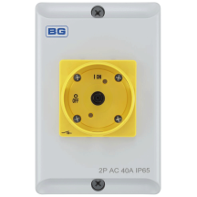 63A 2P ROTARY ISOL IP65