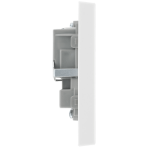 BG 900 Series 13A 2 Gang Unswitched Socket White