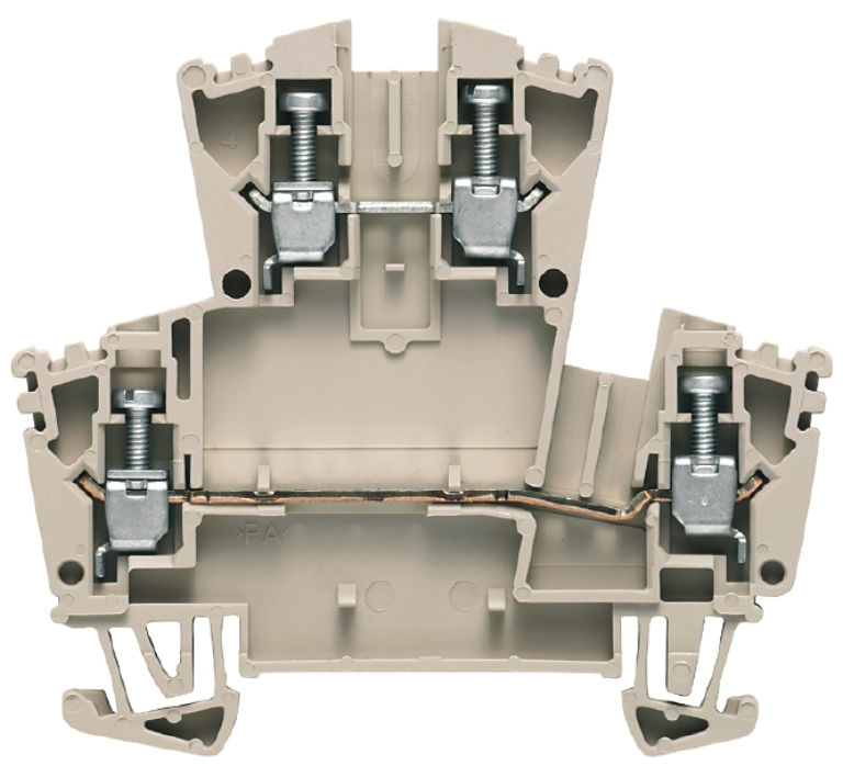 Feed Through Terminal Double Tier WDK 2.5 ZQV