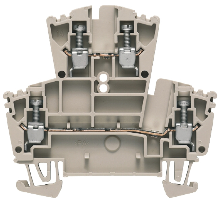 Feed Through Terminal Double Tier WDK 2.5