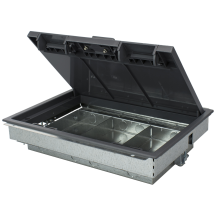 Tass 313mm x 230mm x 64mm 3 Compartment Floor Box