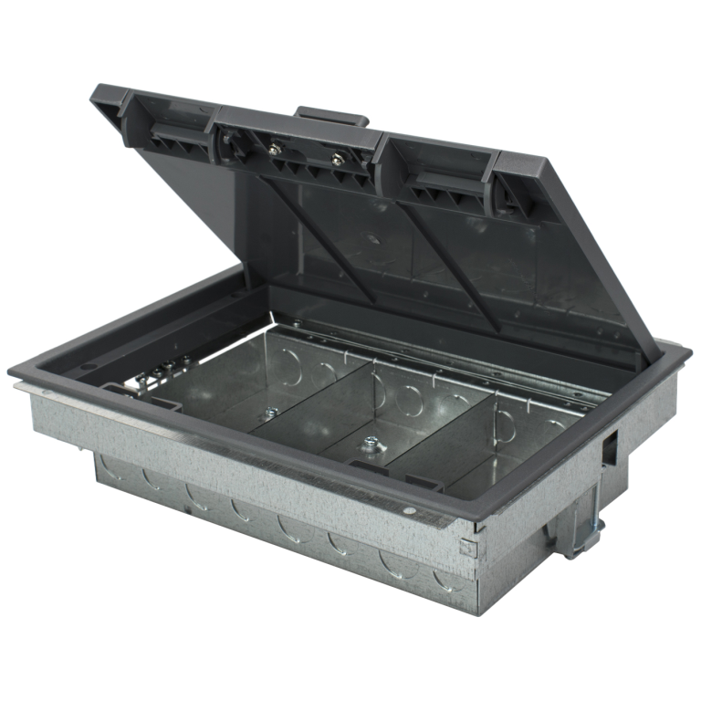 3 Compartment Cavity Floor Box 76mm