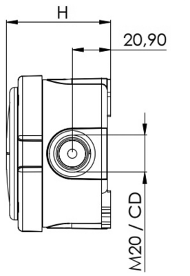 Wiska Combi 30410110631 Junction Box 82x82x57mm White