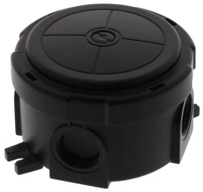 Wiska Combi 304 10110630 Junction Box 82x82x57mm Black