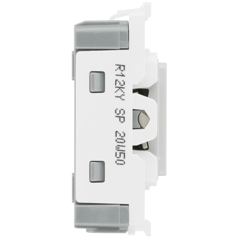 Nexus Grid Key Switch 20A 2 Way White