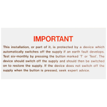 IND SIGNS IS5710SA RCD T