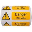 DANGER 230V (ROLL)